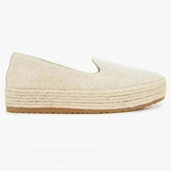 NWT ESPRIT Women’s Carina Loafer Tan Canvas Espadrille Platform Size 11 - Picture 12 of 16